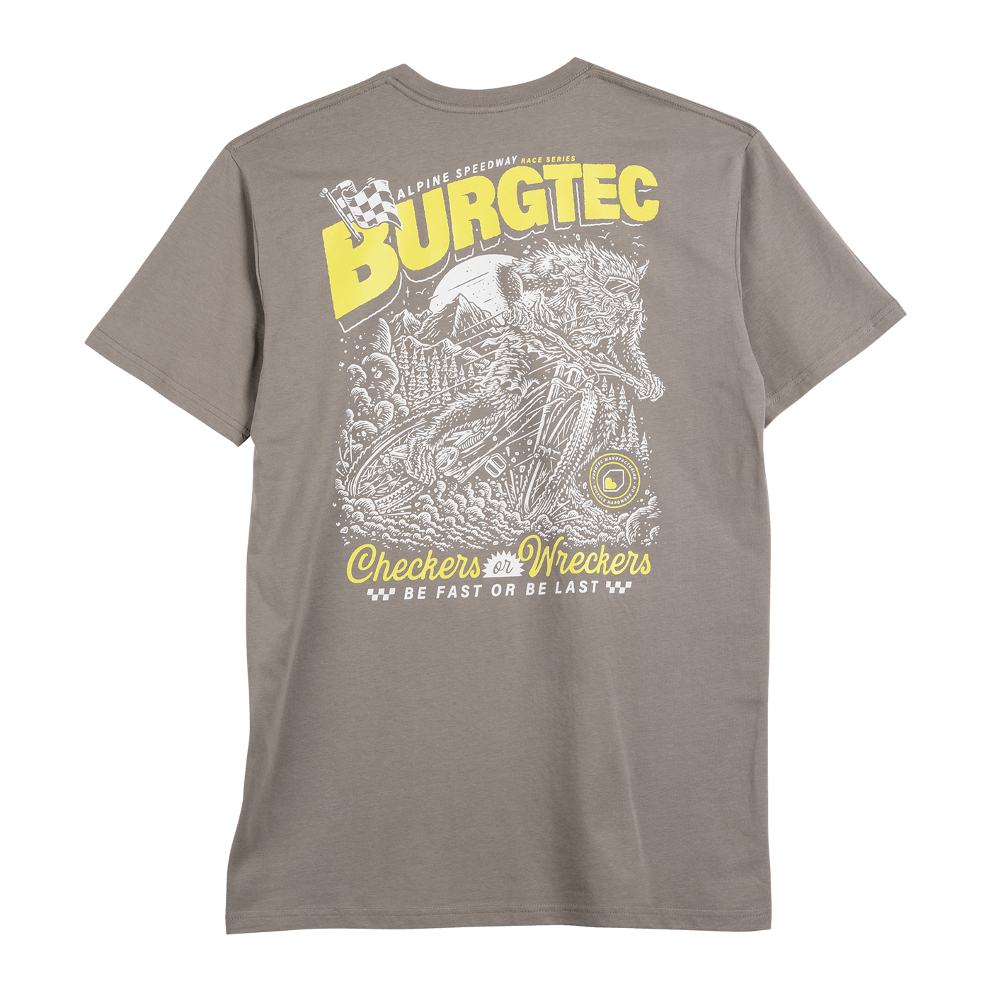Camiseta BURGTEC ALPINE SPEEDWAY gris