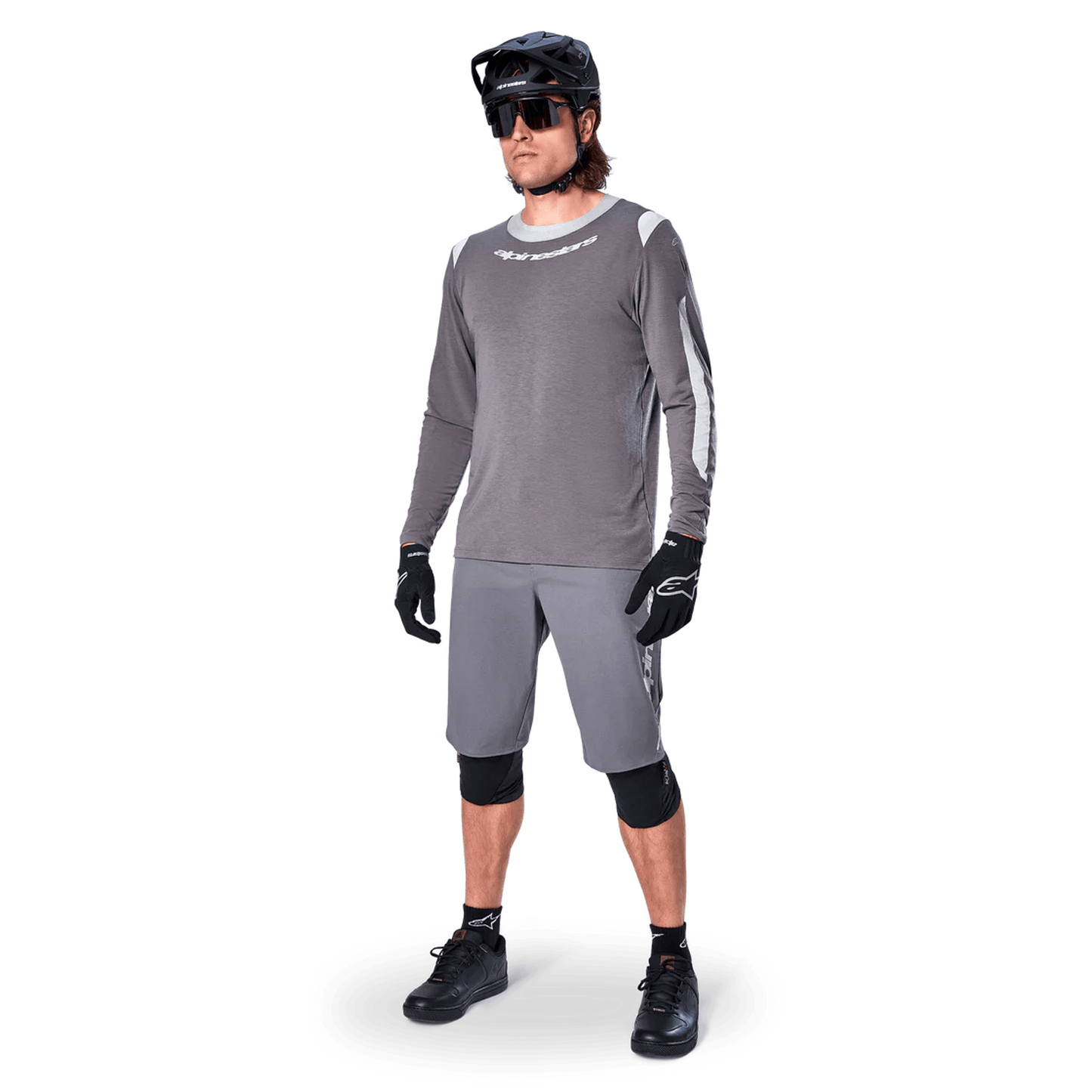 Pantalón Corto ALPINESTARS A-DURA ELITE Gris Oscuro