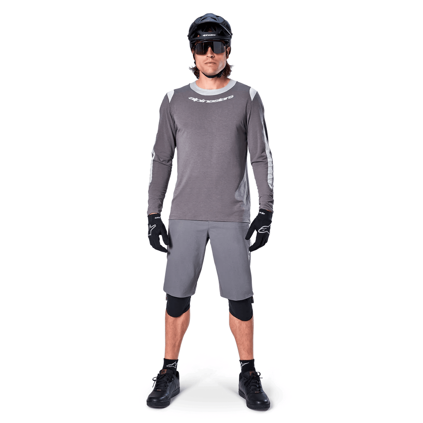 Pantalón Corto ALPINESTARS A-DURA ELITE Gris Oscuro