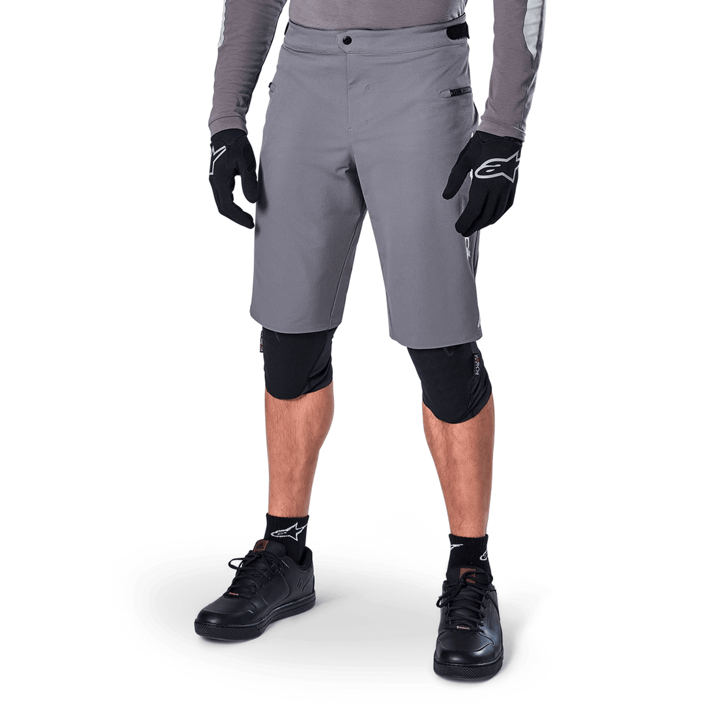 Pantalón Corto ALPINESTARS A-DURA ELITE Gris Oscuro