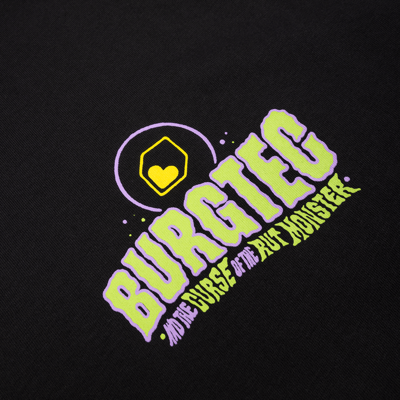 Camiseta BURGTEC RUT MONSTER negra