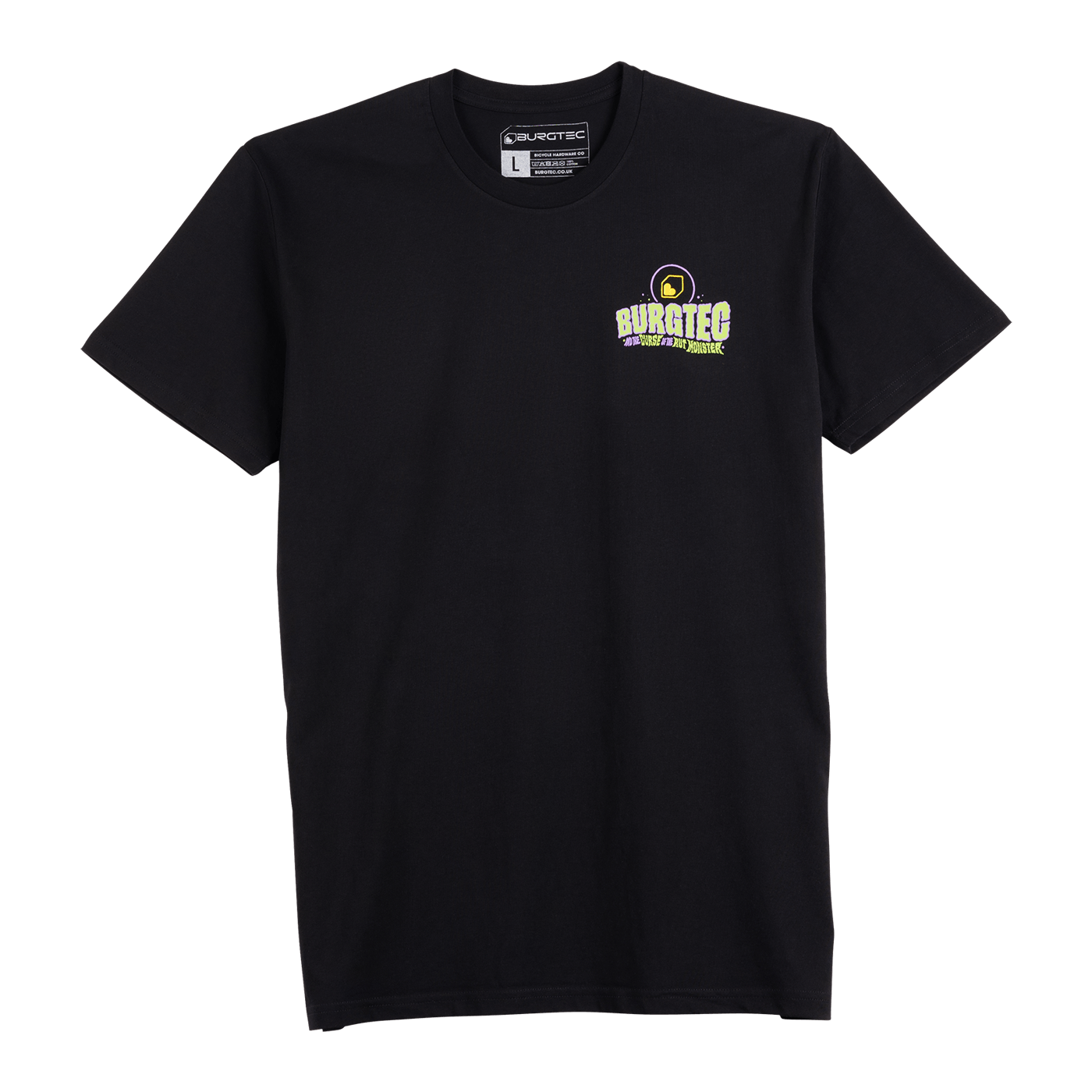 Camiseta BURGTEC RUT MONSTER negra