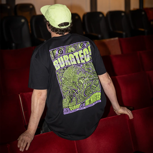 Camiseta BURGTEC RUT MONSTER negra
