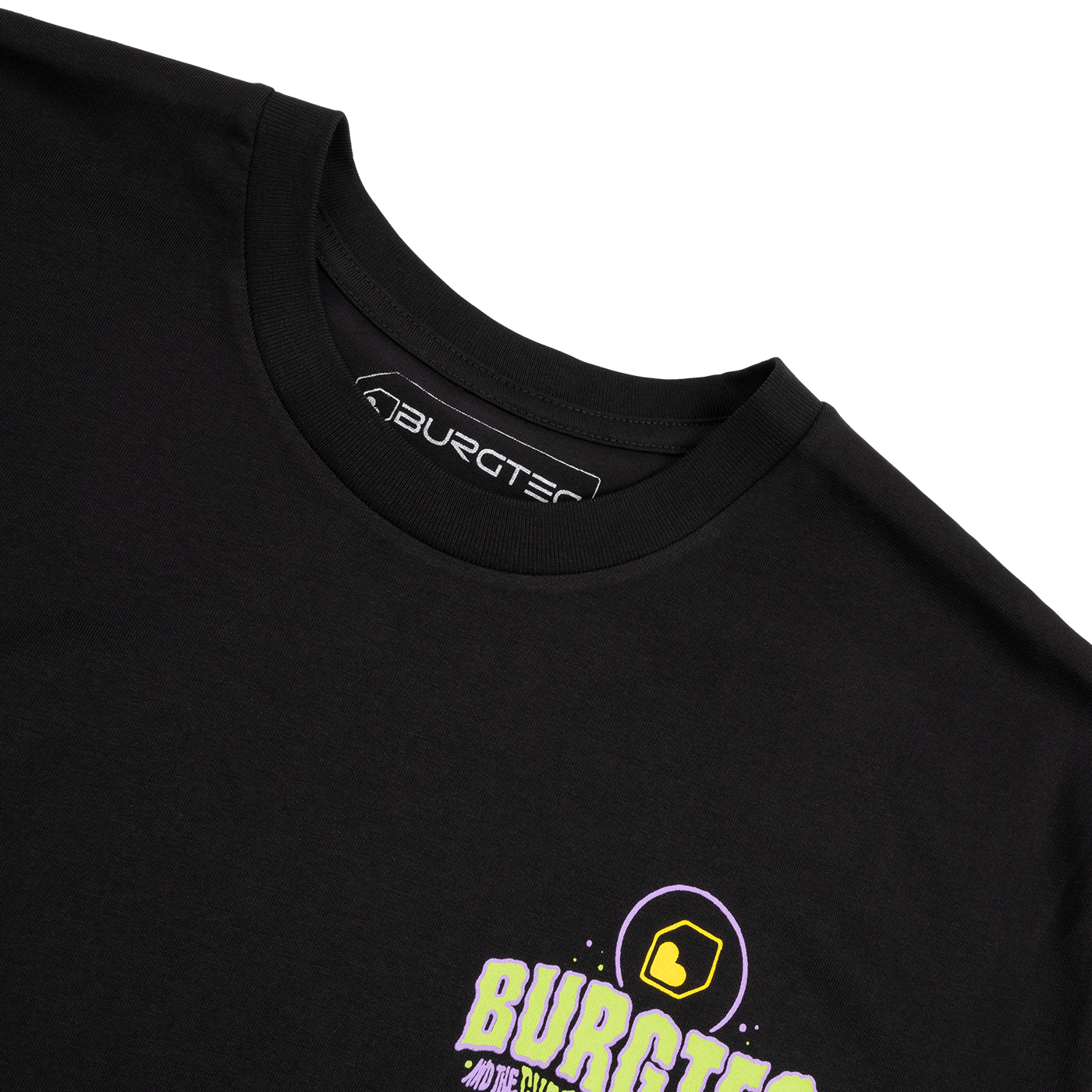 Camiseta BURGTEC RUT MONSTER negra
