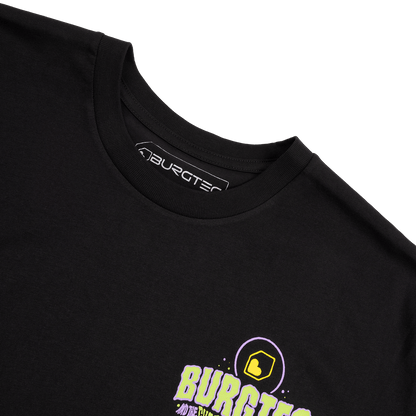 Camiseta BURGTEC RUT MONSTER Negro