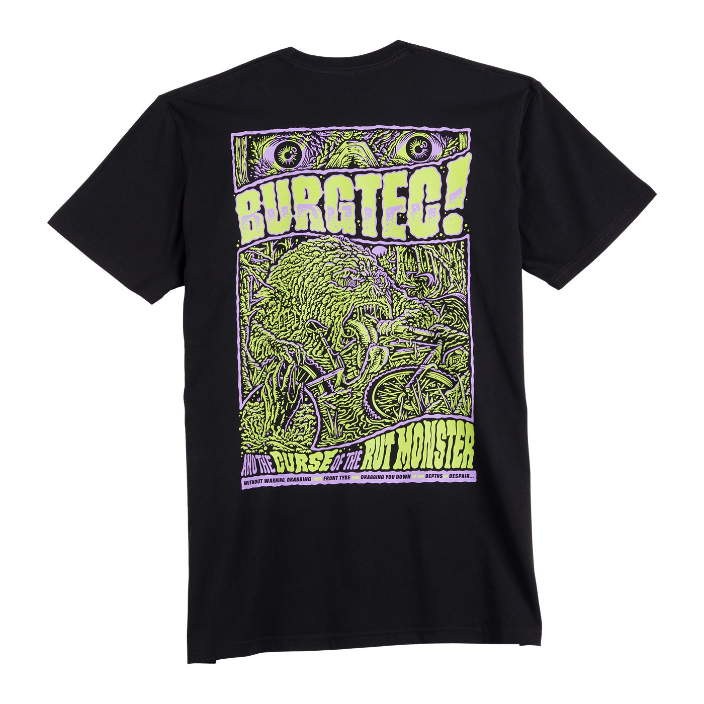 Camiseta BURGTEC RUT MONSTER negra