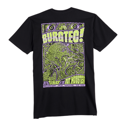 Camiseta BURGTEC RUT MONSTER Negro