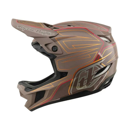 Casco de MTB TROY LEE DESIGNS D4 POLYACRYLITE MIPS SHADOW PRO Marrón