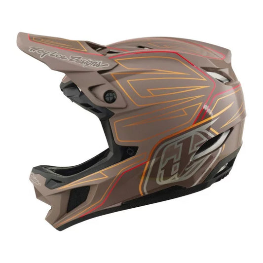 Casco de MTB TROY LEE DESIGNS D4 POLYACRYLITE MIPS SHADOW PRO Marrón