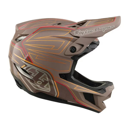 Casco de MTB TROY LEE DESIGNS D4 POLYACRYLITE MIPS SHADOW PRO Marrón