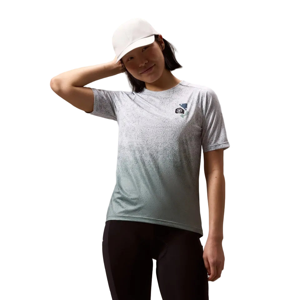 Maillot ENDURA SINGLETRACK PRINT Mujer de manga corta Aero Blue