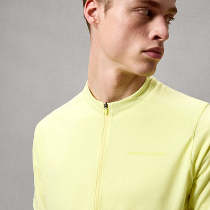 Maillot ENDURA LOOP ZIPPED Mangas Cortas Oilseed