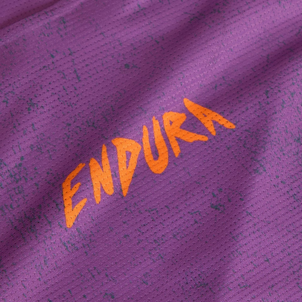 Camiseta manga corta ENDURA SINGLETRACK PRINT Mujer End Morado