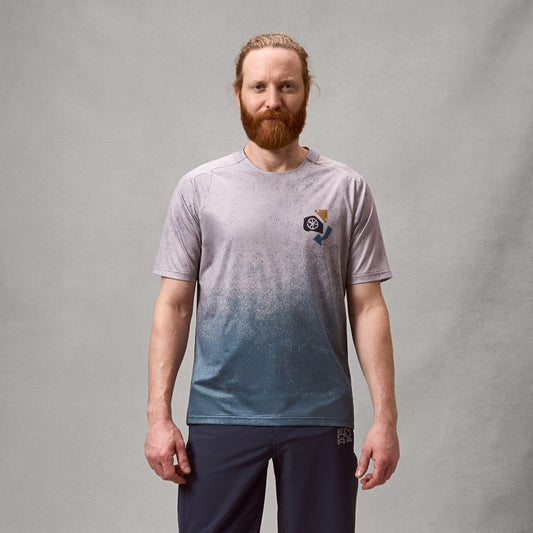 Maillot de manga corta ENDURA SINGLETRACK PRINT Titanium