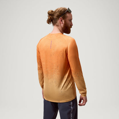 Maillot ENDURA SINGLETRACK PRINT Mangas Largas End Orange
