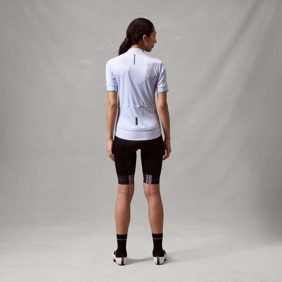 Maillot de manga corta para mujer ENDURA FS260 PRINT Aero Azul