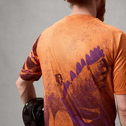Maillot ENDURA SINGLETRACK PRINT Mangas Cortas End Naranja