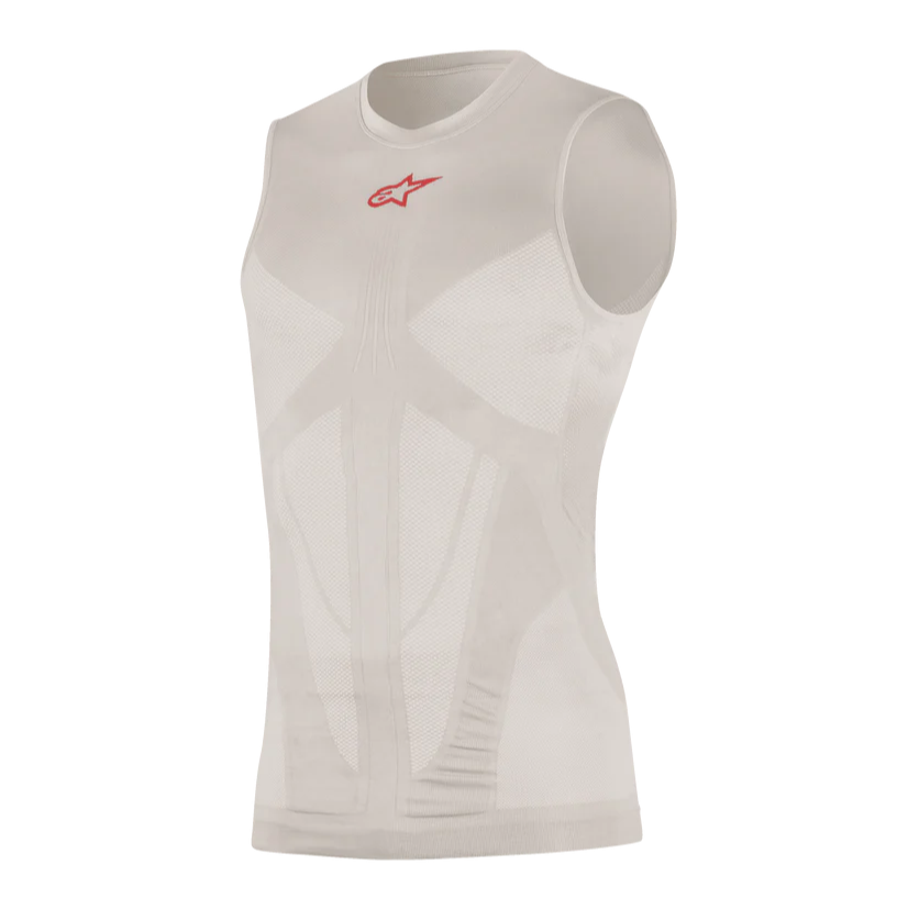 ALPINESTARS TECH TANK SUMMER Ropa interior sin mangas Gris/Rojo