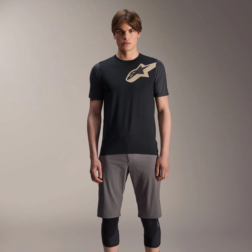Maillot manga corta ALPINESTARS A-DURA LIPAN Negro