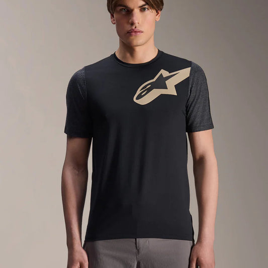 Maillot manga corta ALPINESTARS A-DURA LIPAN Negro