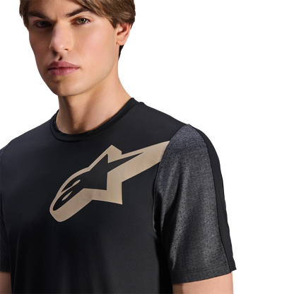 Maillot ALPINESTARS A-DURA LIPAN Mangas Cortas Negro