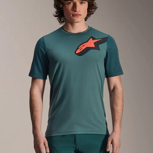 Maillot de manga corta ALPINESTARS A-DURA LIPAN Gris/caqui
