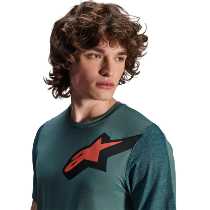 Maillot ALPINESTARS A-DURA LIPAN Mangas Cortas Caqui