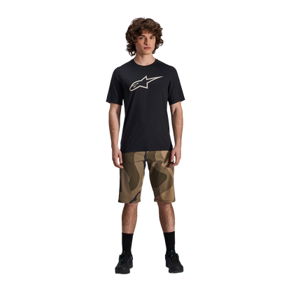 Maillot ALPINESTARS A-DURA ASTAR Mangas Cortas Negro
