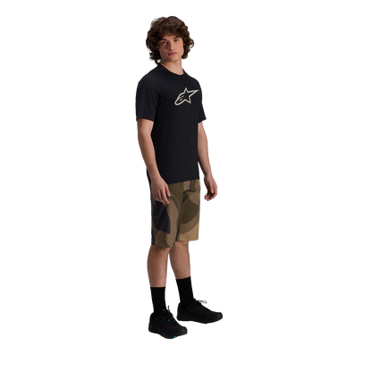 Maillot ALPINESTARS A-DURA ASTAR Mangas Cortas Negro