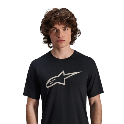 Maillot ALPINESTARS A-DURA ASTAR Mangas Cortas Negro