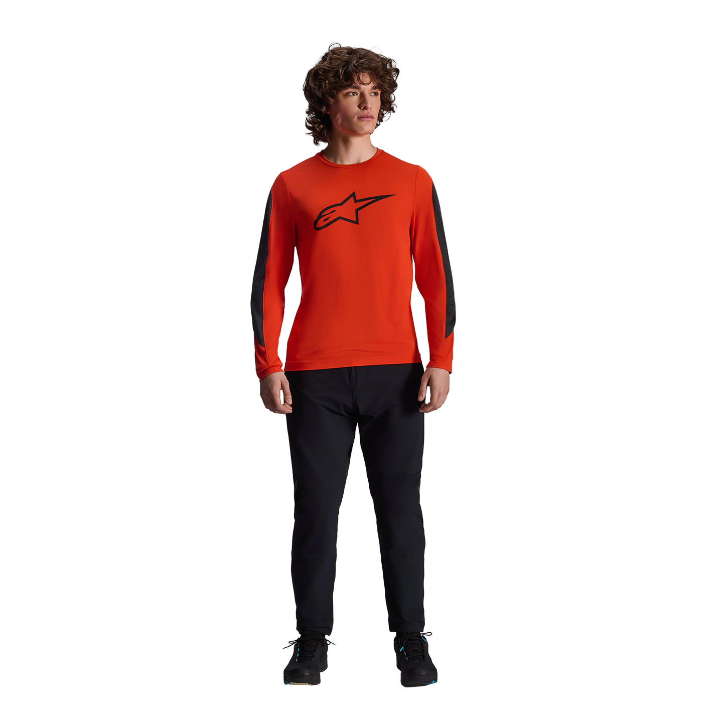 Maillot manga larga ALPINESTARS A-DURA INSET ASTAR Naranja