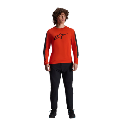 Maillot ALPINESTARS A-DURA INSET ASTAR Mangas Largas Naranja