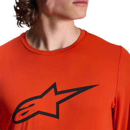 Maillot ALPINESTARS A-DURA INSET ASTAR Mangas Largas Naranja