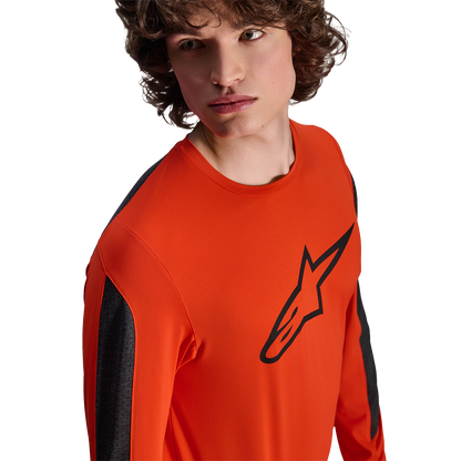 Maillot ALPINESTARS A-DURA INSET ASTAR Mangas Largas Naranja
