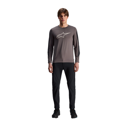 Maillot ALPINESTARS A-DURA INSET ASTAR Mangas Largas Gris