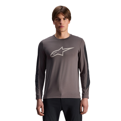 Maillot ALPINESTARS A-DURA INSET ASTAR Mangas Largas Gris
