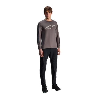 Maillot ALPINESTARS A-DURA INSET ASTAR Mangas Largas Gris