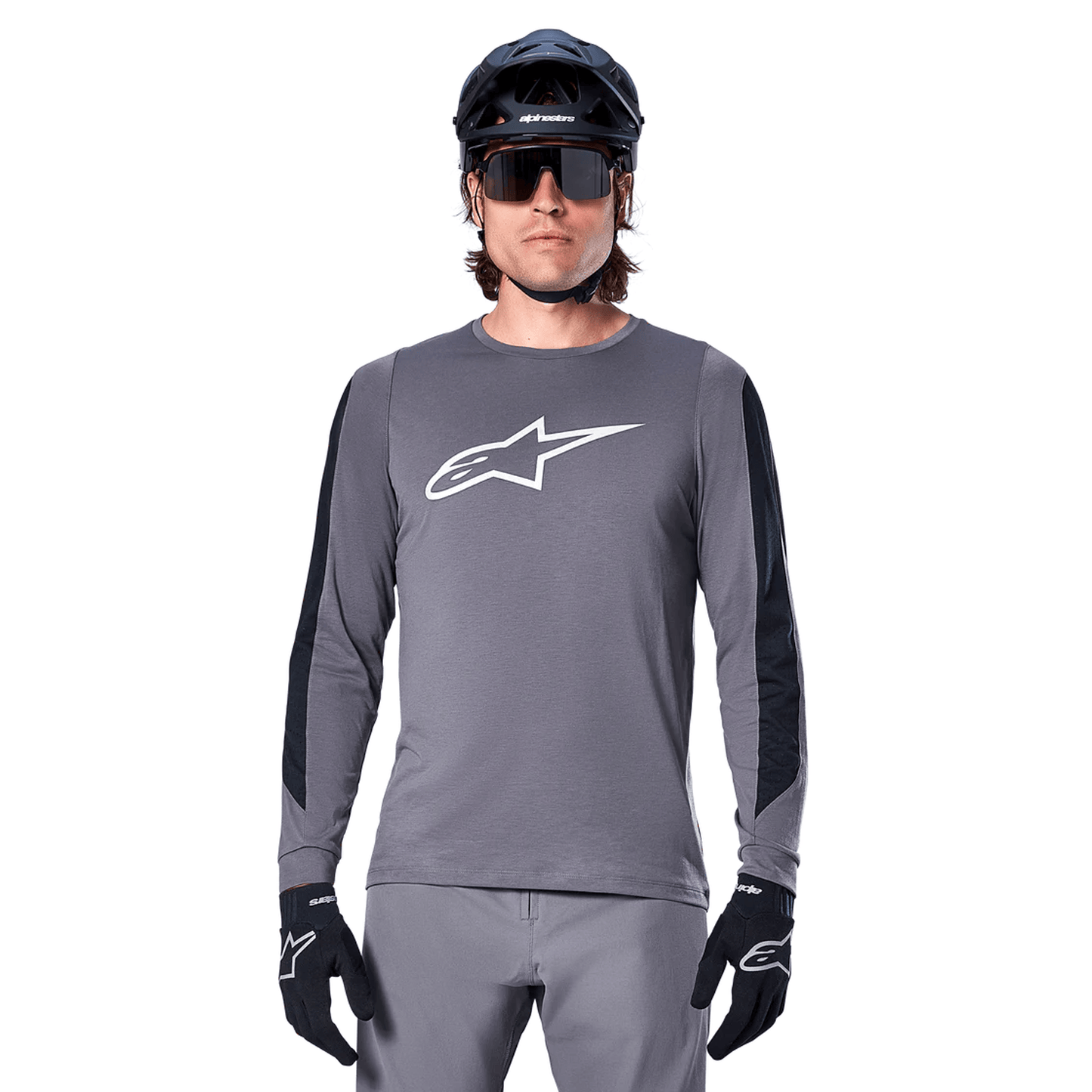 Maillot de manga larga ALPINESTARS A-DURA DRI ASTAR Gris oscuro