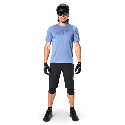 Maillot ALPINESTARS A-DURA ASTAR Manga Corta Azul