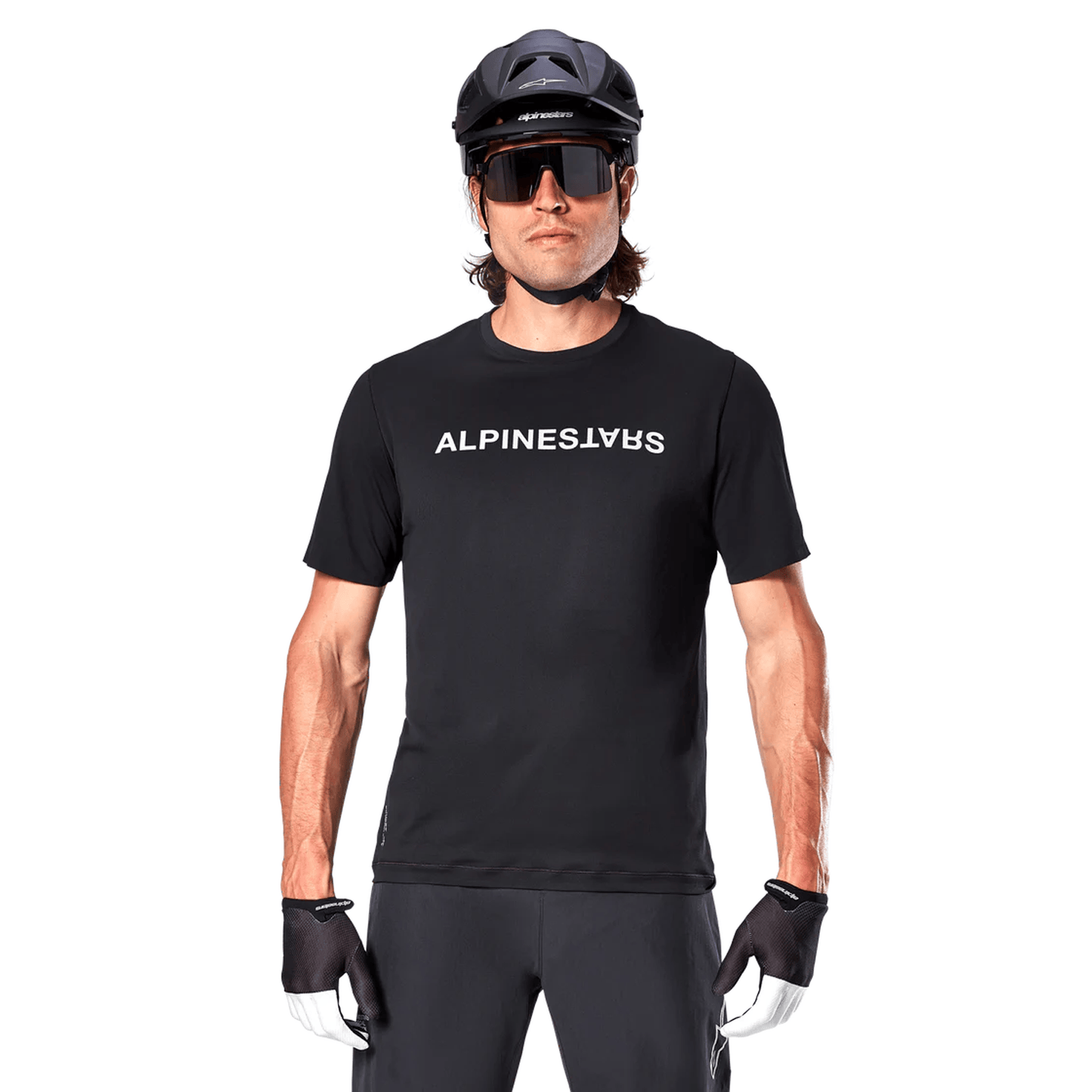 Maillot de manga corta ALPINESTARS A-ARIA SWITCH Negro