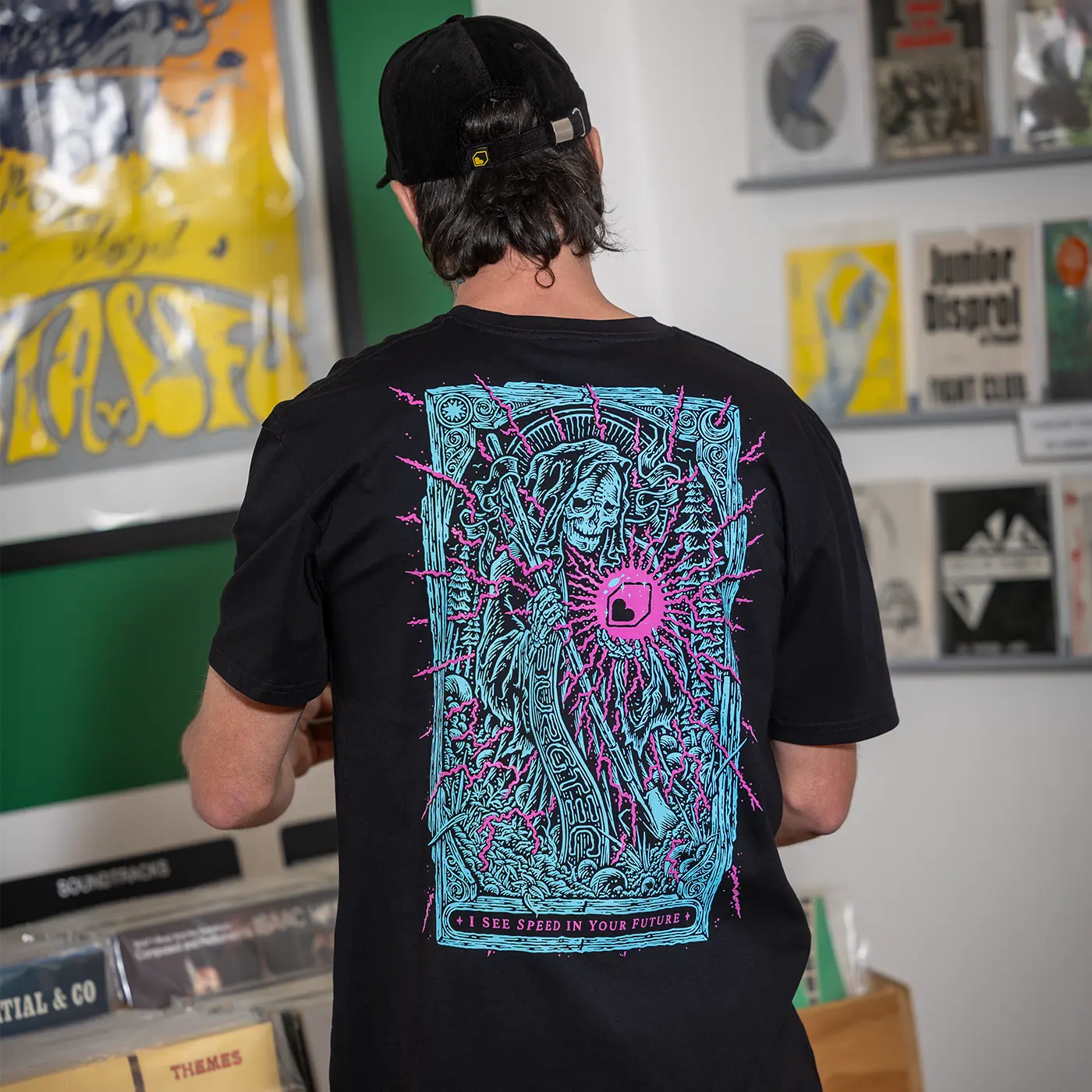Camiseta BURGTEC TARROT negra