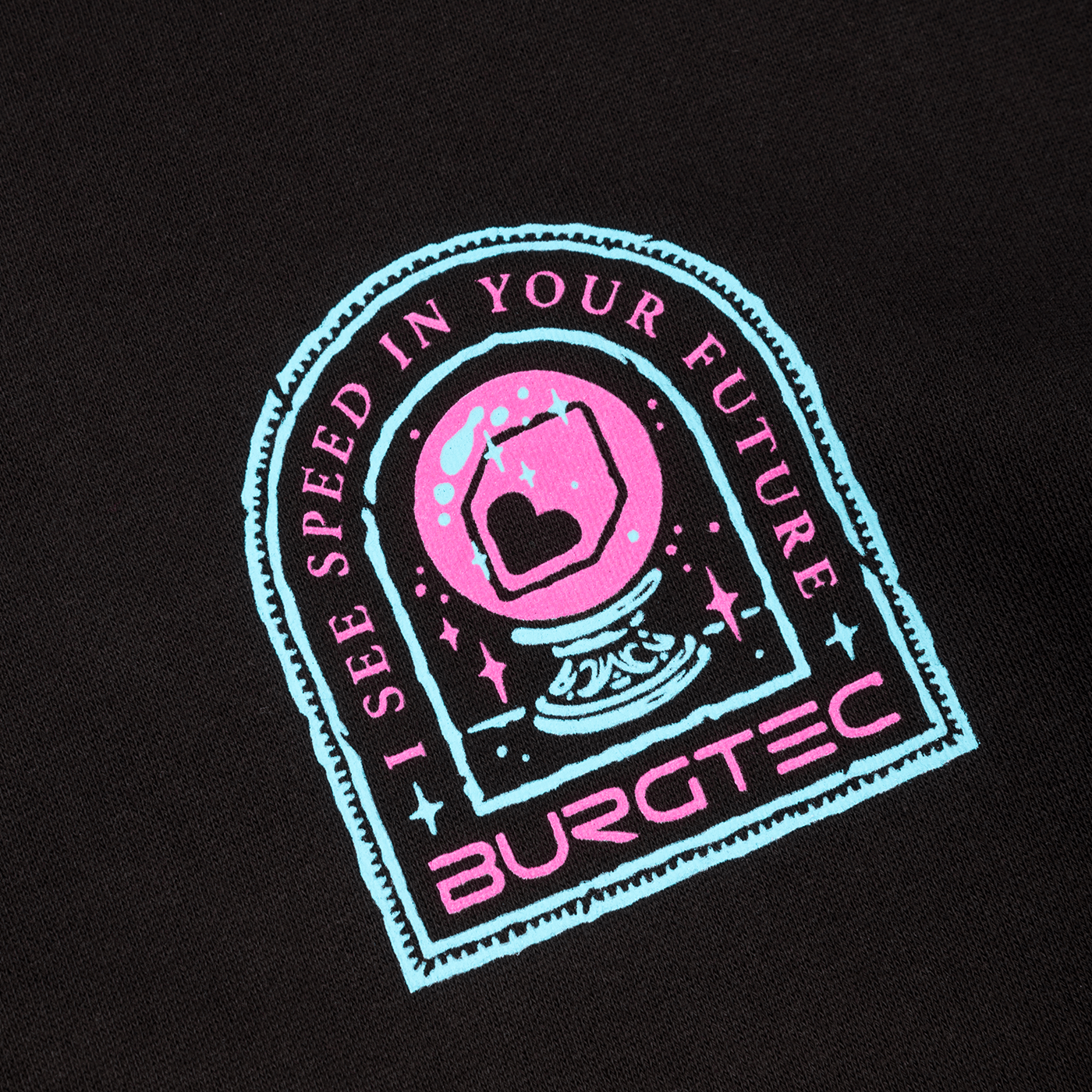 Sudadera con capucha BURGTEC TARROT negra