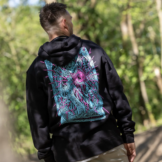 Sudadera con capucha BURGTEC TARROT negra