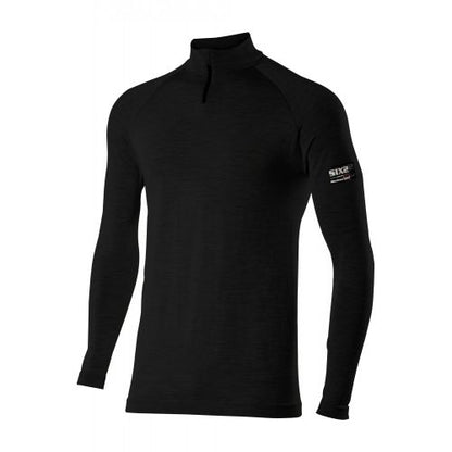 Ropa Interior SIXS TS13 MERINOS Mangas Largas Negro