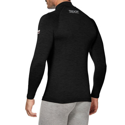 Ropa Interior SIXS TS13 MERINOS Mangas Largas Negro