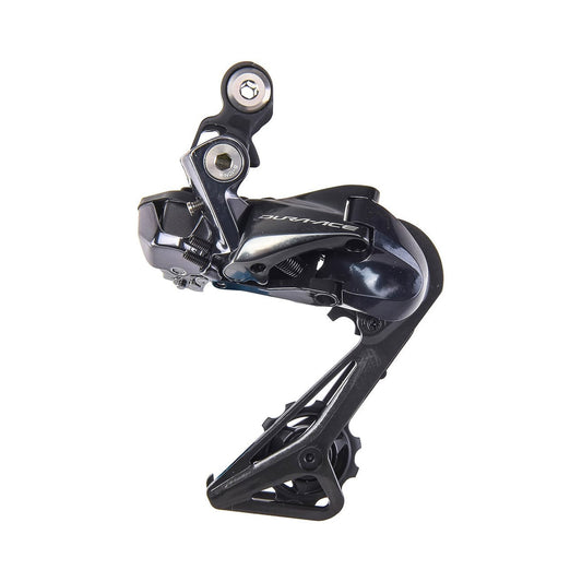 Cambio trasero SHIMANO DURA-ACE Di2 R9150-SS de 11 velocidades con pata corta – vista del producto sobre fondo blanco