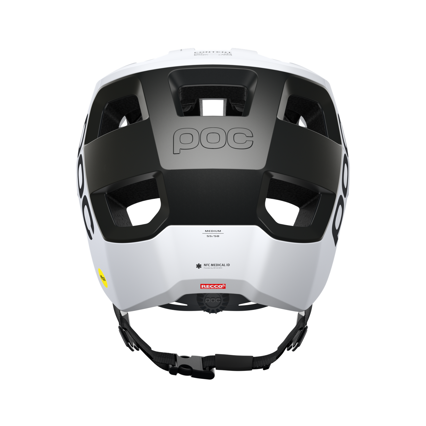 Casco MTB POC KORTAL RACE MIPS Blanco/Negro Mate