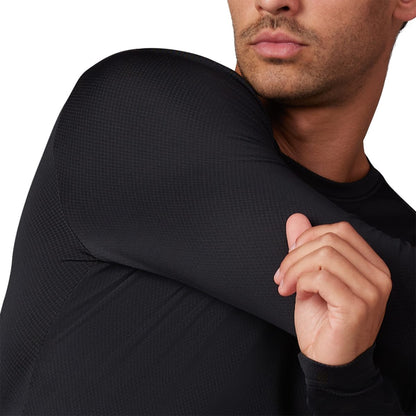 Ropa Interior FOX TECBASE FIRE Mangas Largas Negro 2024