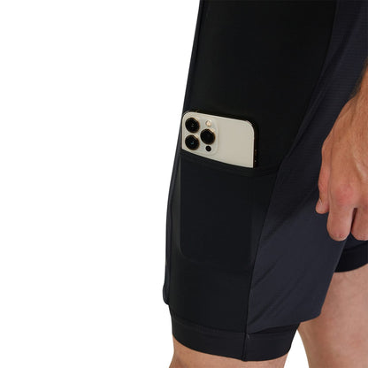 Culote-Short con Tirantes FOX FLEXAIR ASCENT CARGO Negro