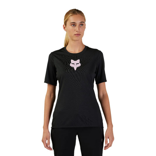 Maillot de manga corta FOX RANGER Mujer Negro